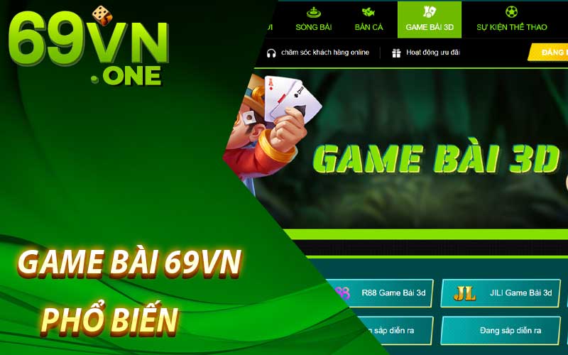 game bài 69vn phổ biến nhất